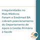 Mais Médicos: Fenam e Sindimed BA cobram posicionamento do DGAPS