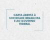 Carta aberta à sociedade brasileira e ao Governo Federal